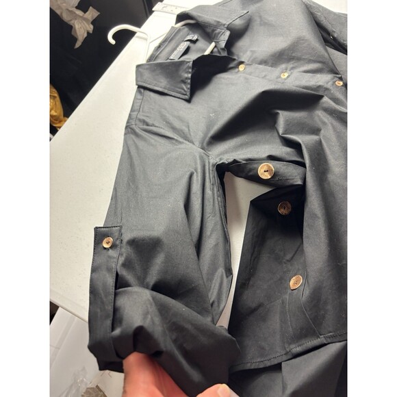 Attitudes by Renee Curved Hem Button Down M - Picture 10 of 14